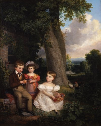 The Durand Children, 1832 by Asher Brown Durand